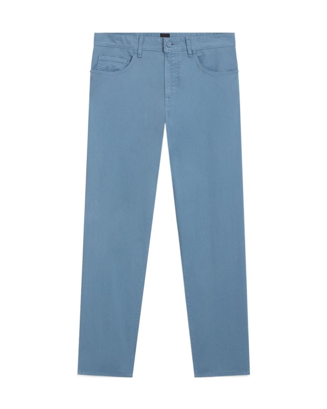 Boss Blue Maine Regular-Fit Trousers for men