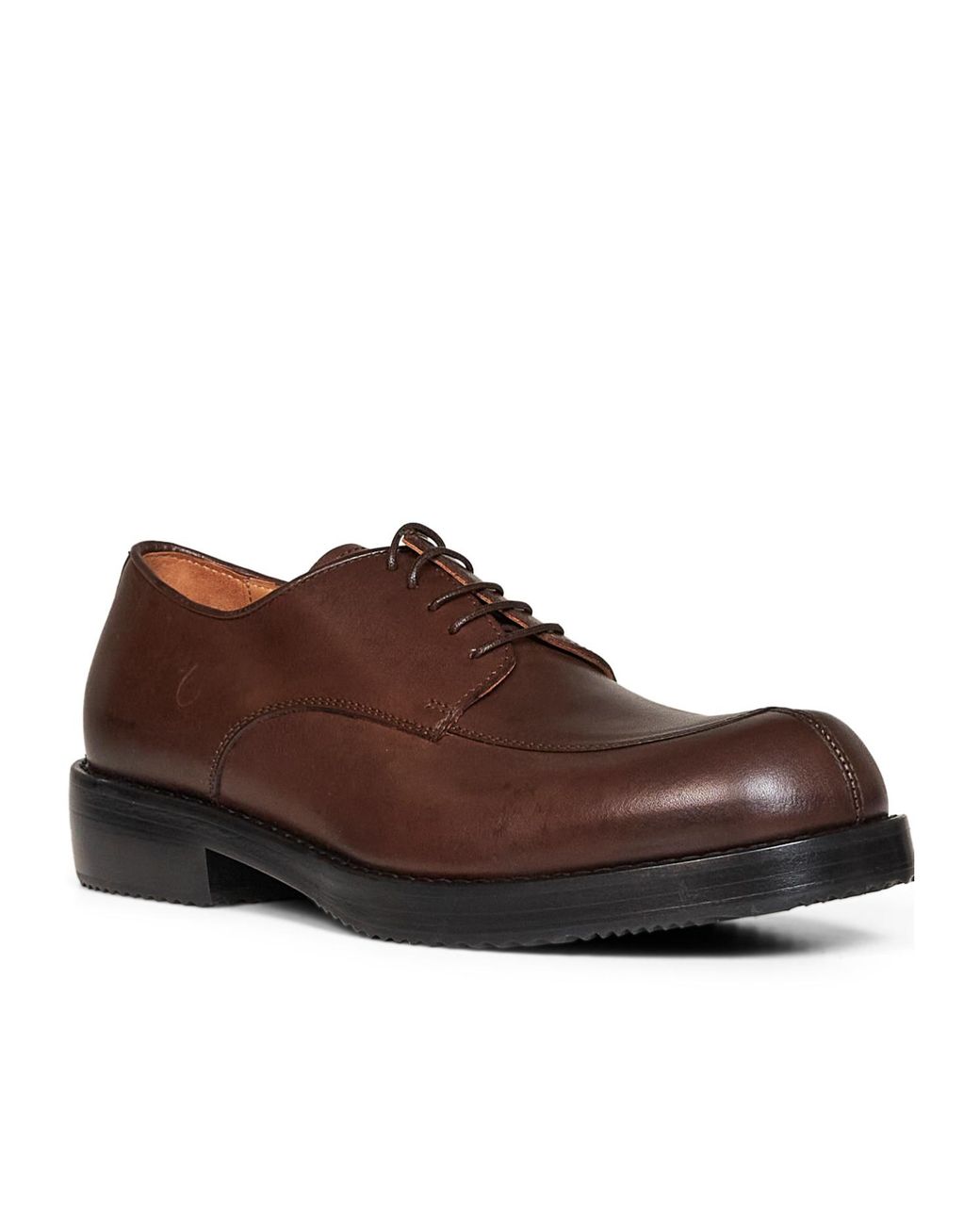 Dries Van Noten Brown Lace-Up Derby Shoes for men