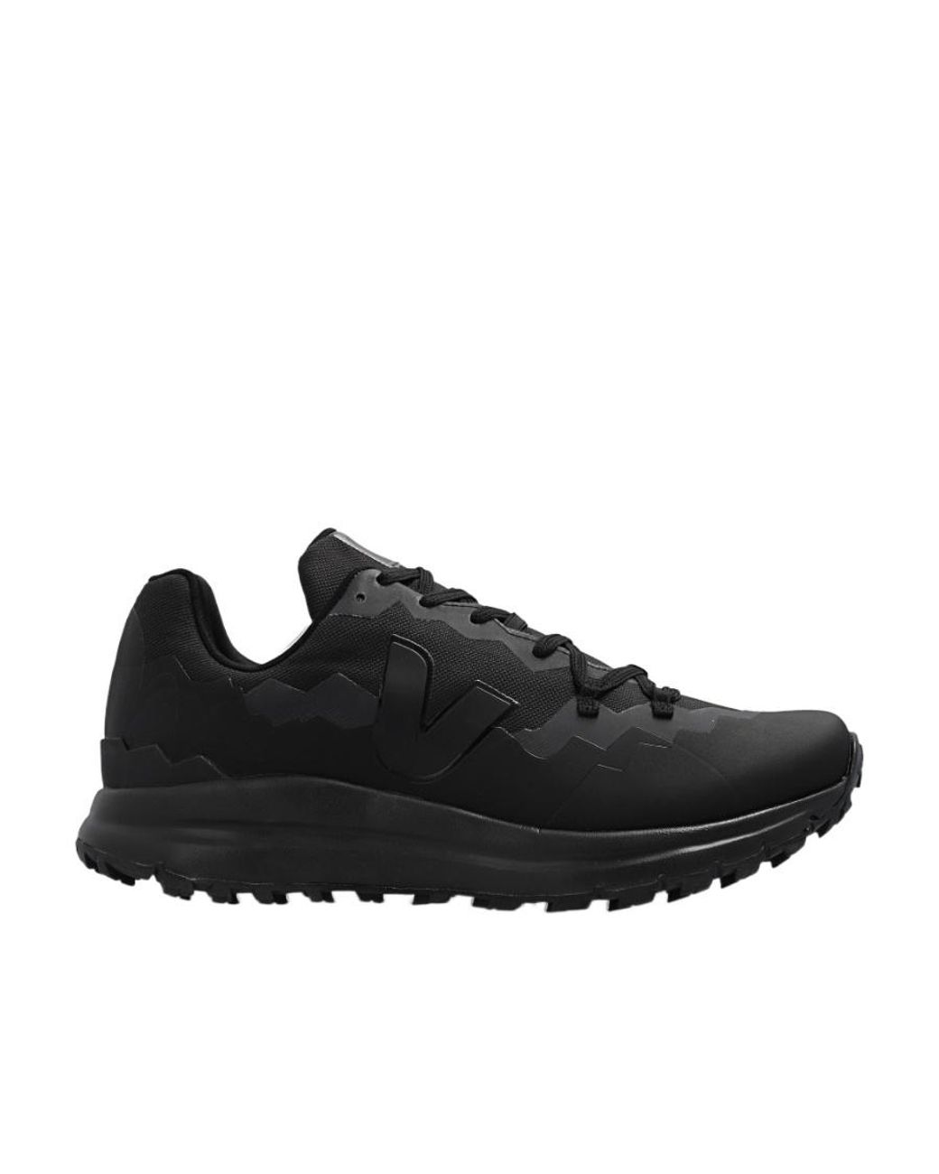 Veja Black Mountain Panelled Low-Top Sneakers for men