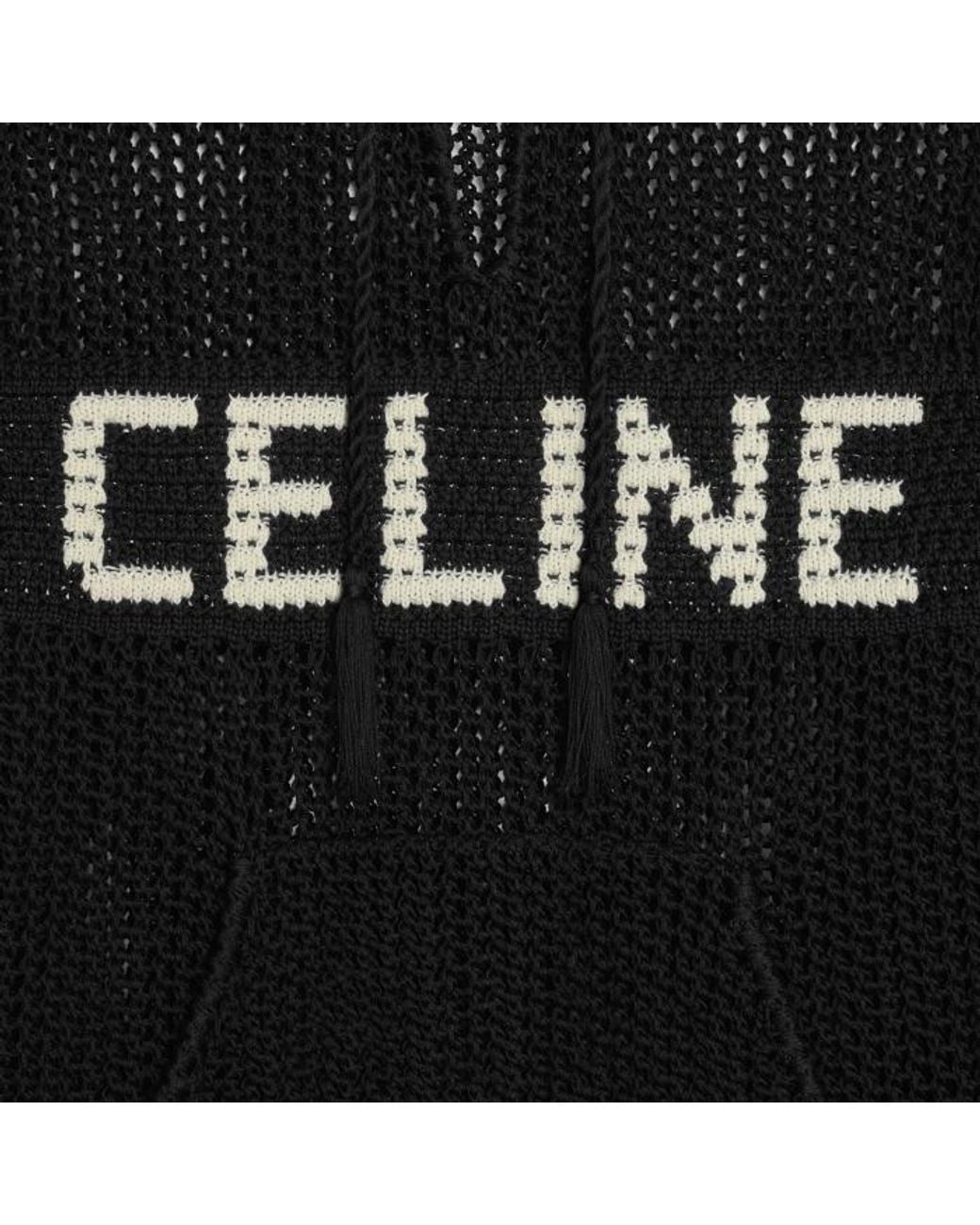 Céline Black Oversized Baja for men