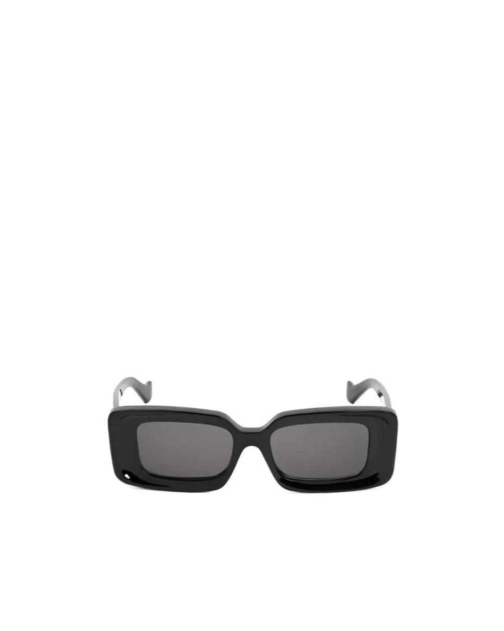 Loewe White Rectangle Frame Sunglasses