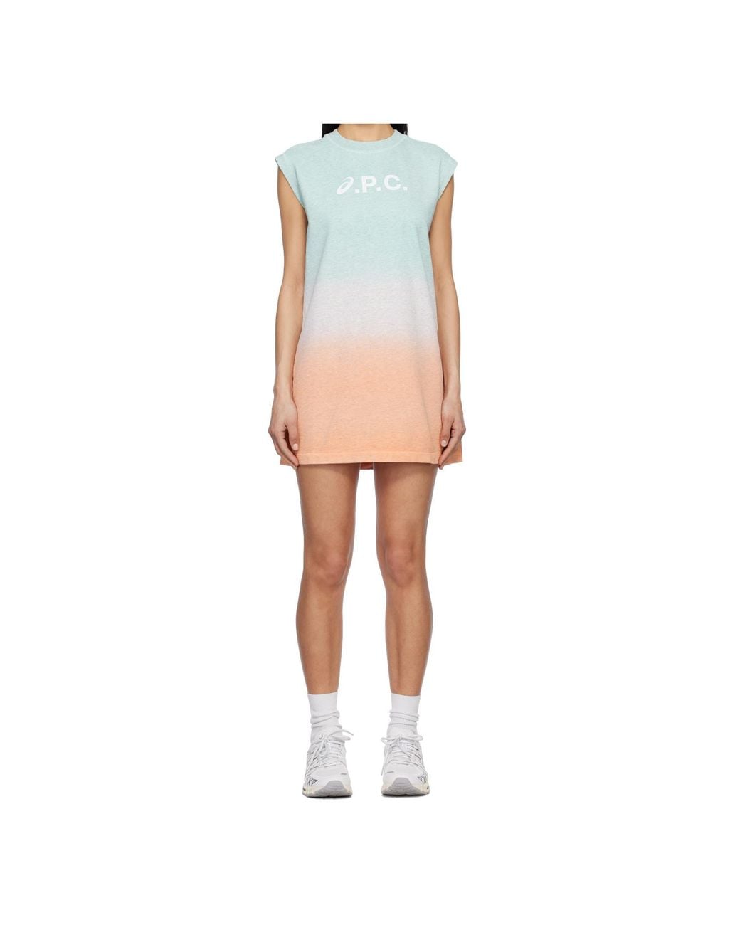 A.P.C. White Valey Mini Dress