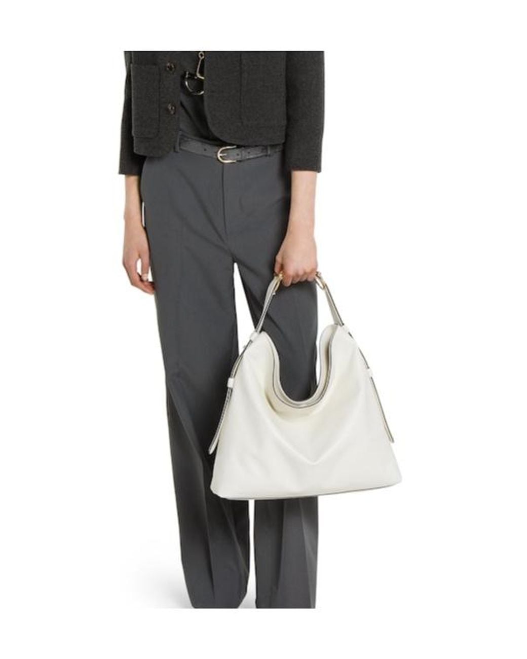 Gucci Natural Beatrix Large Tote Bag, Leather