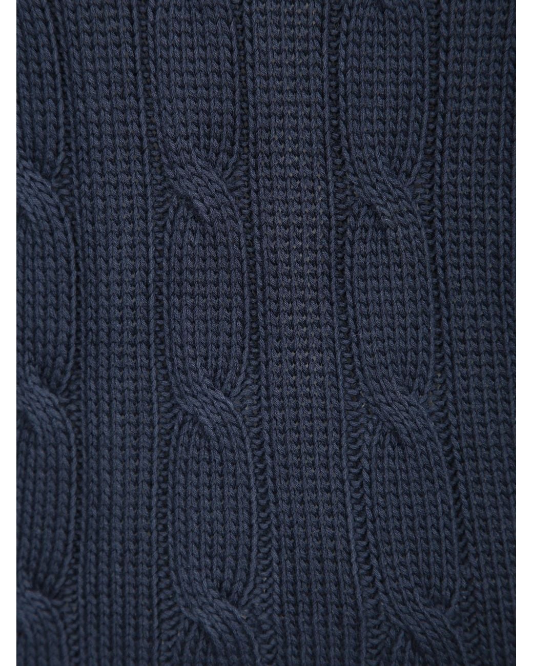 Polo Ralph Lauren Blue V-Neck Long Sleeved Jumper