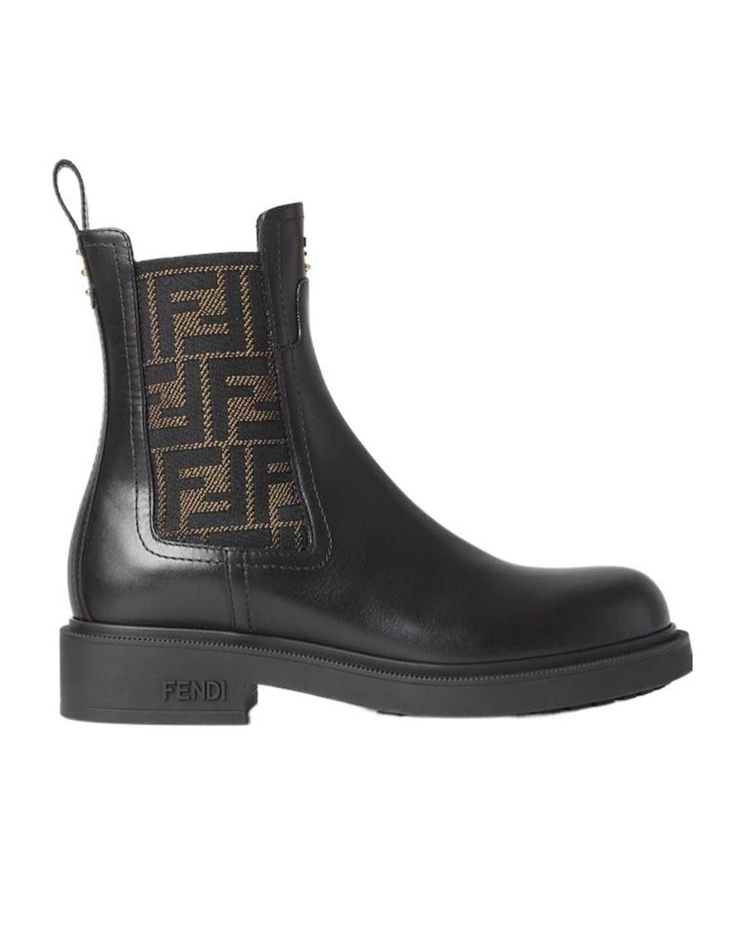 Fendi Black Chelsea Boots 'Filo'
