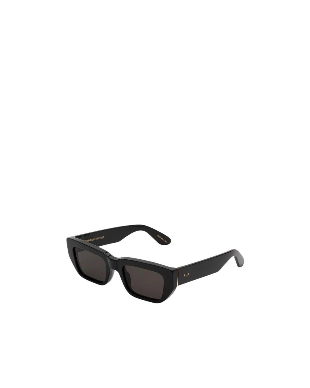 Retrosuperfuture Black Ra Cat Eye Frame Sunglasses for men