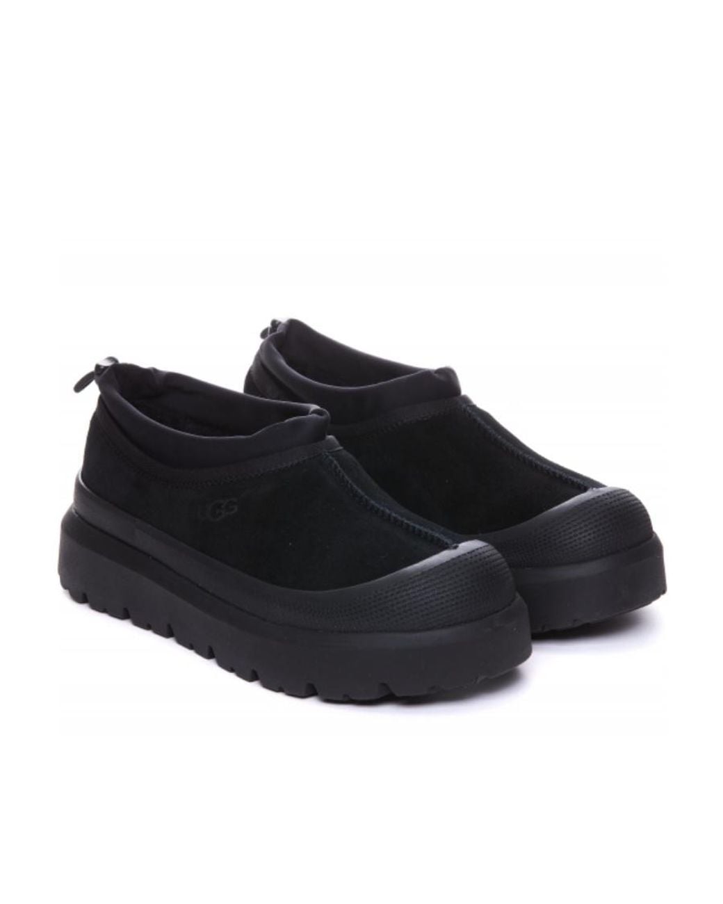 Ugg Black Tasman Weather Hybrid Slip-On Slippers for men
