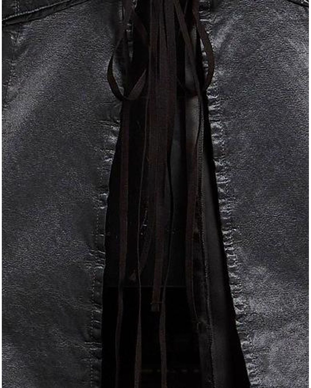 MM6 by Maison Margiela Black Sleeveless Satin Dress