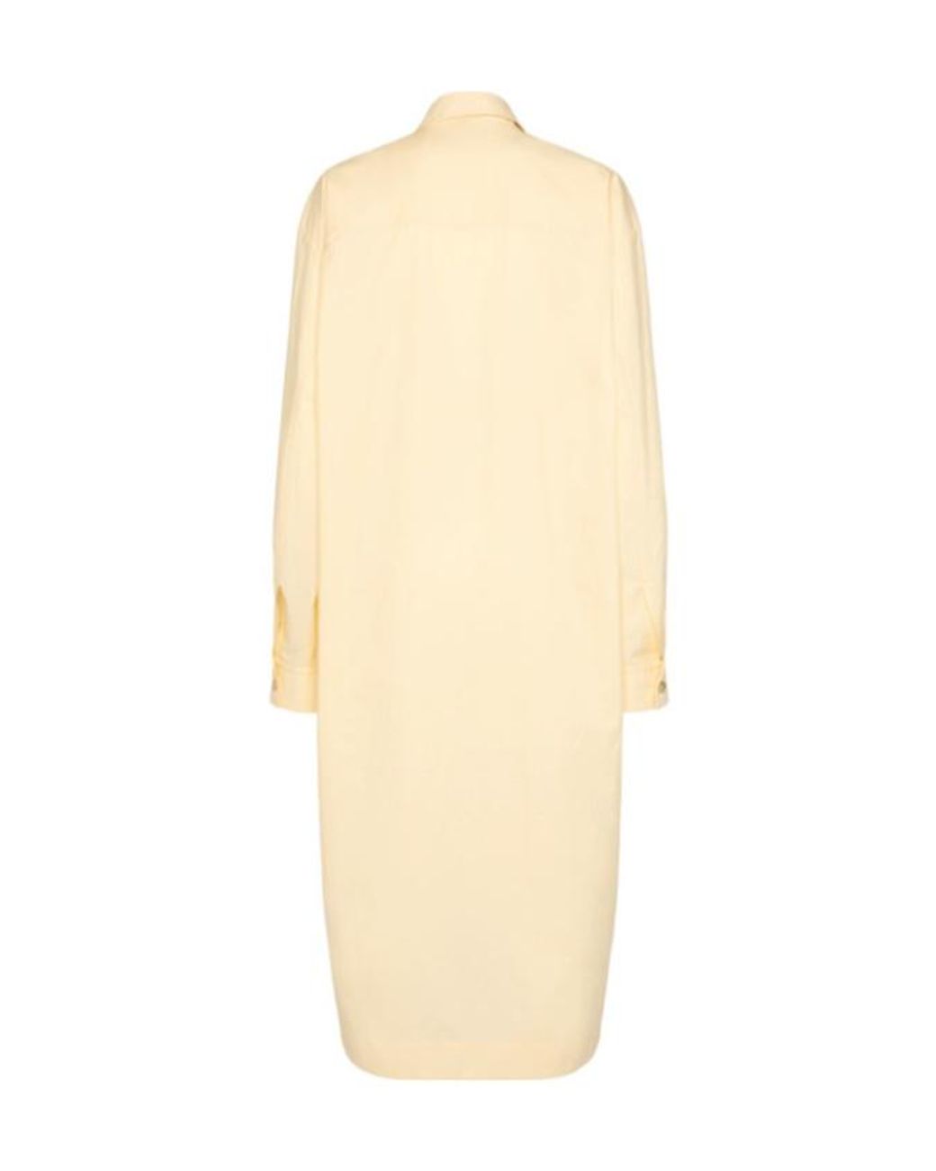 Khaite Natural Gloria Cotton Shirt Dress