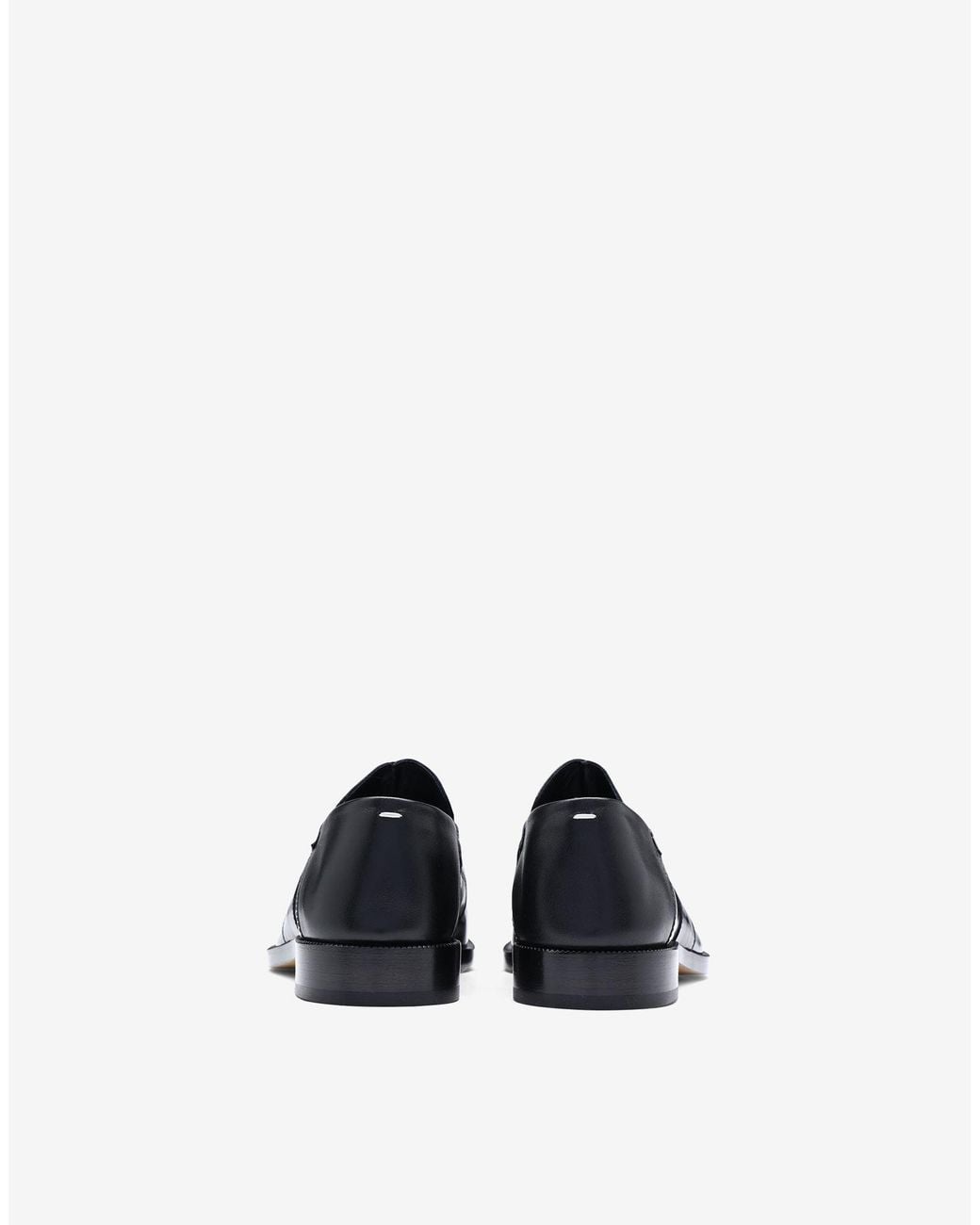 Maison Margiela Blue Tabi Toe Slip On Loafers
