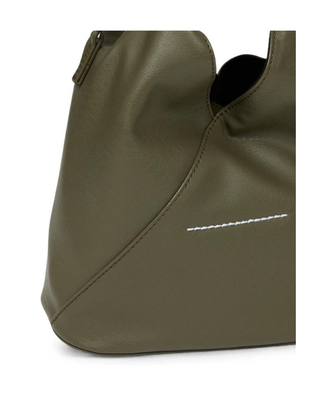 MM6 by Maison Margiela Natural Japanese Logo Detailed Crossbody Bag