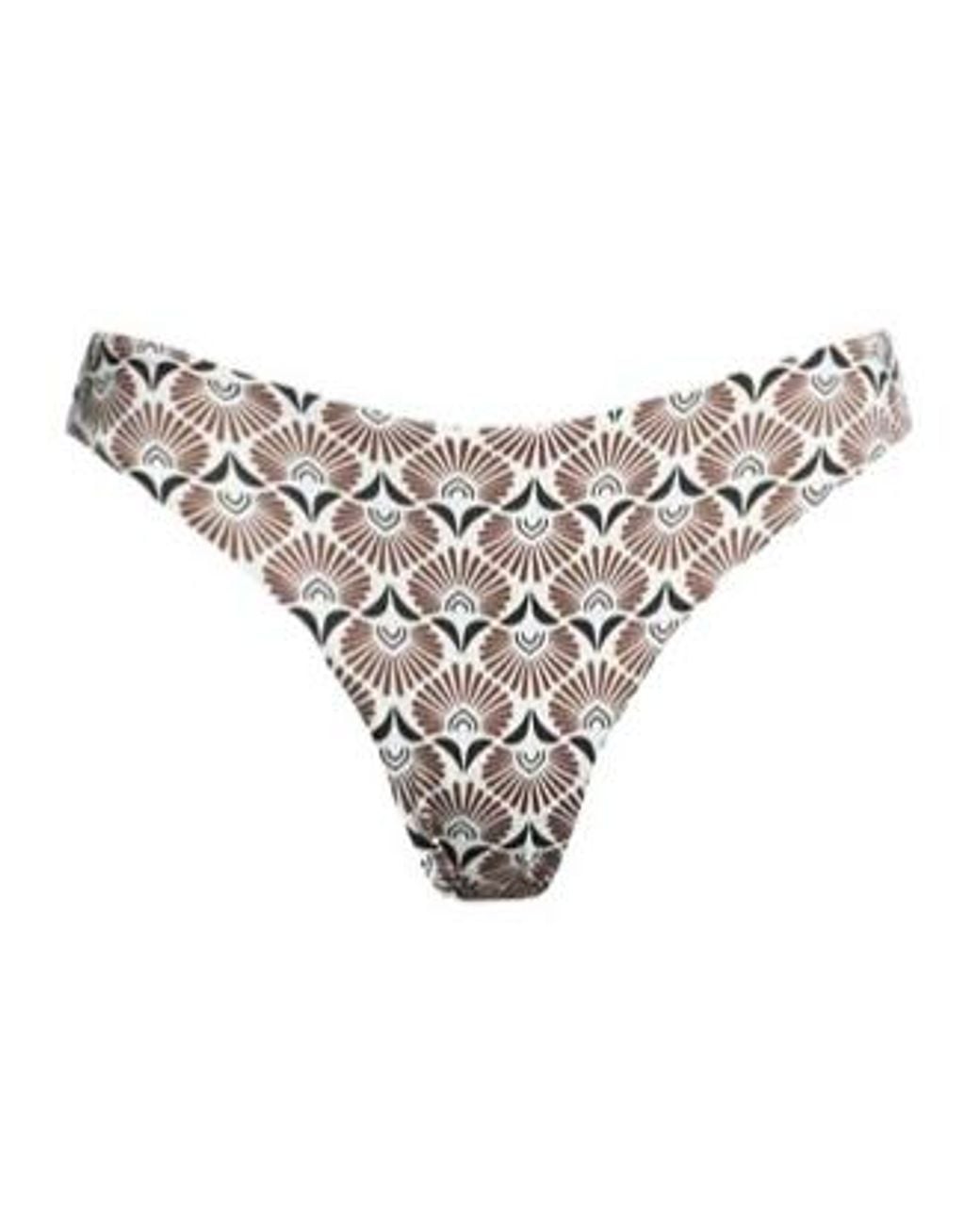 Max Mara White Multicolour Bikini Bottoms