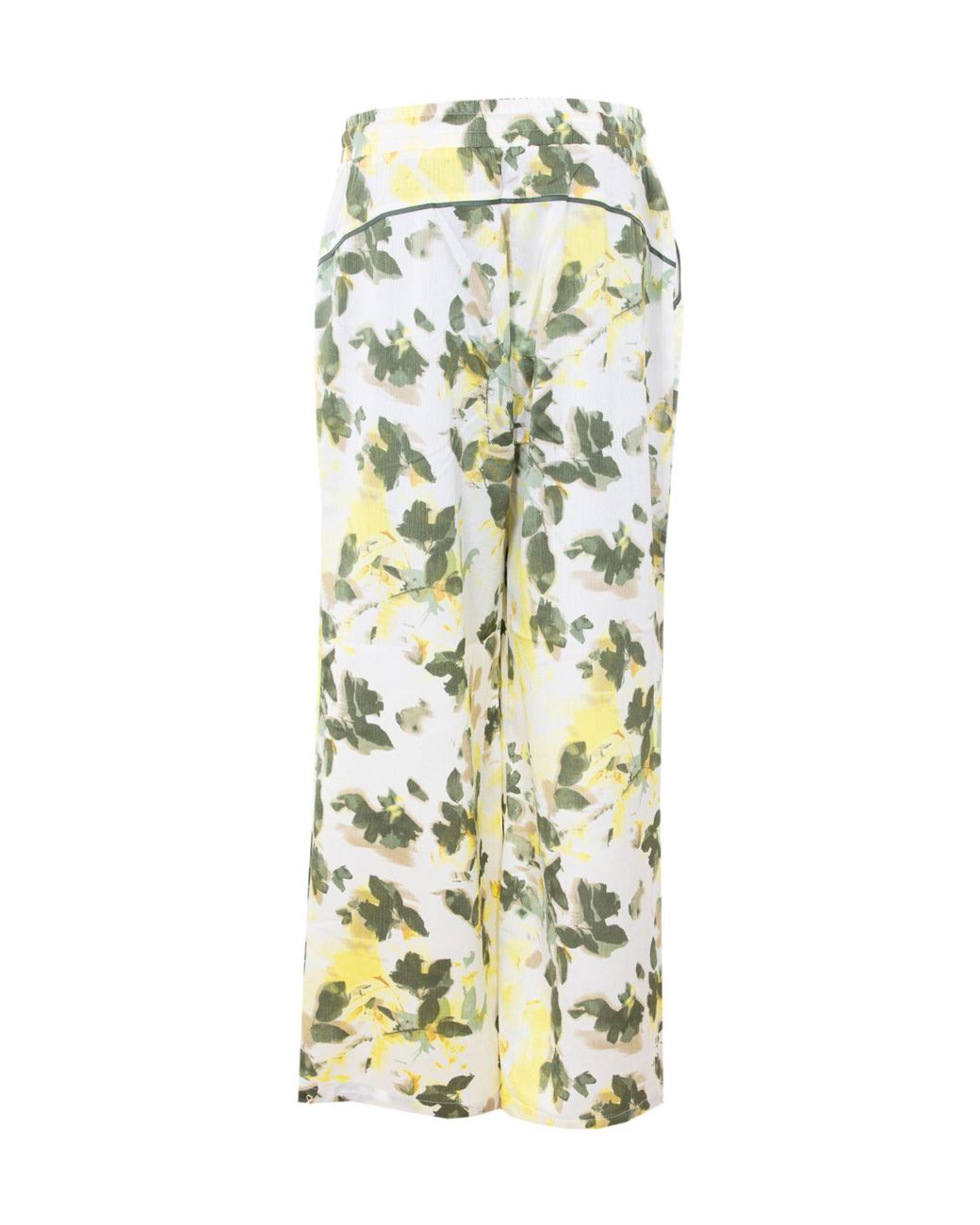 Liu Jo White Drawstring Wide Leg Trousers