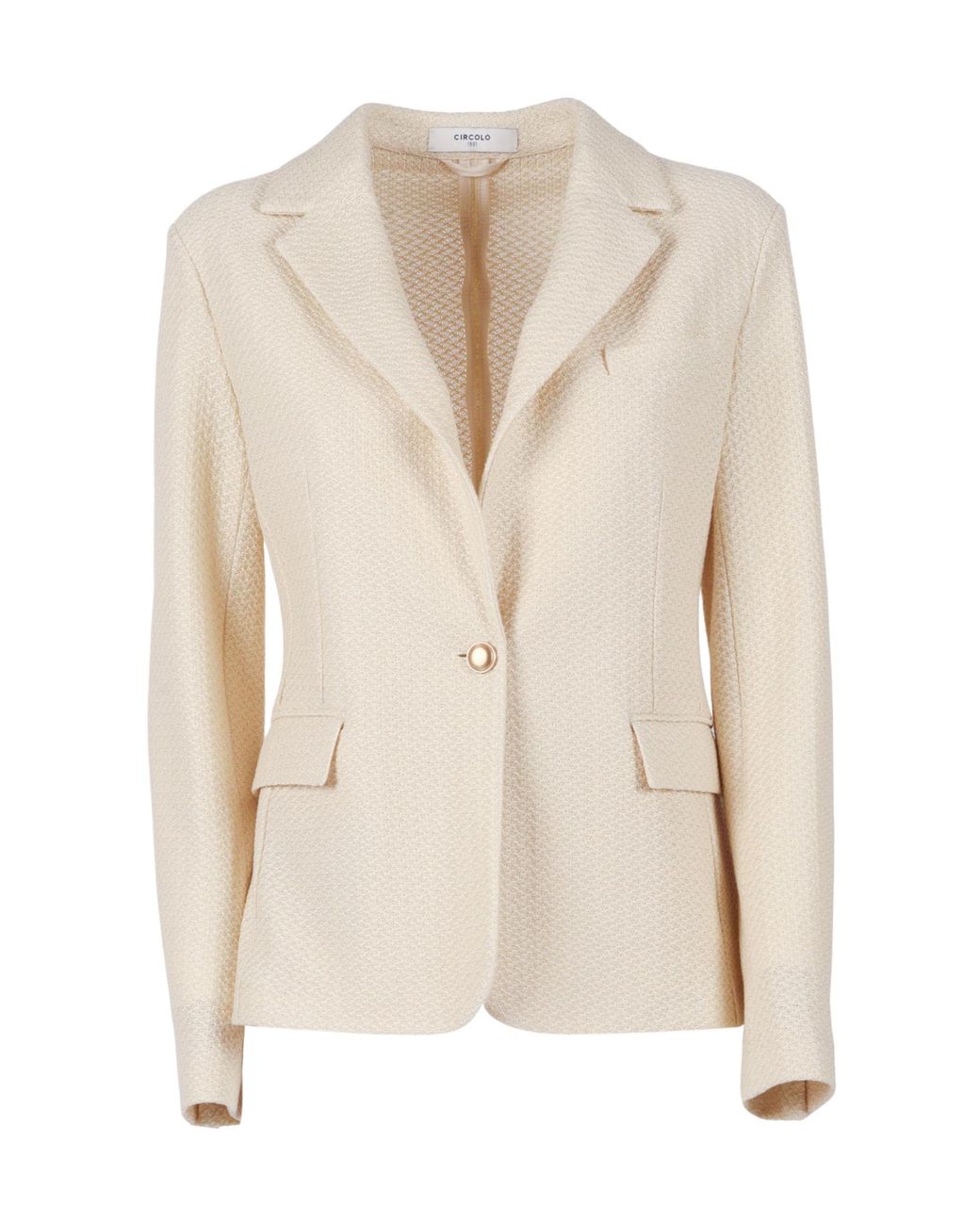 Circolo 1901 Natural Slim-Fit Cotton Blazer