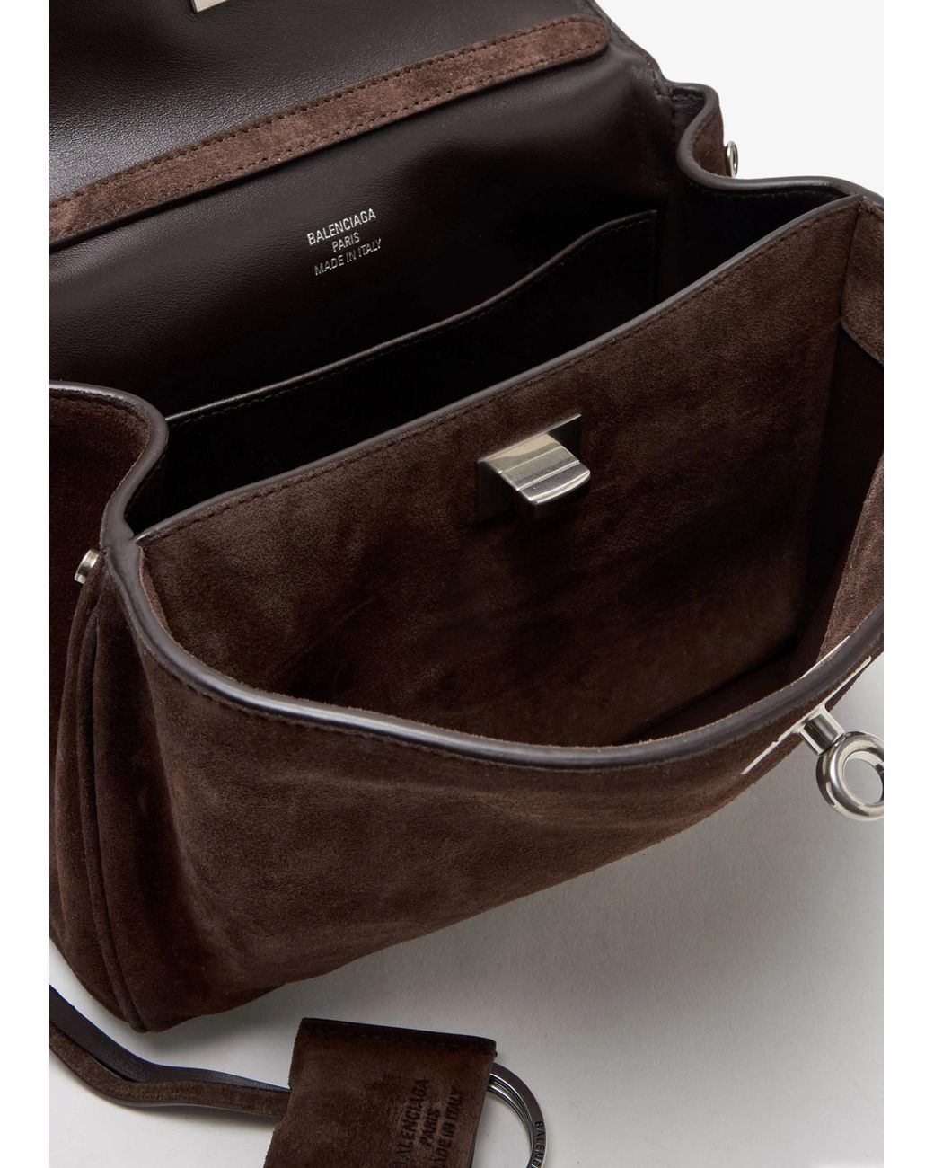 Balenciaga Brown Mini Rodeo Top Handle Bag