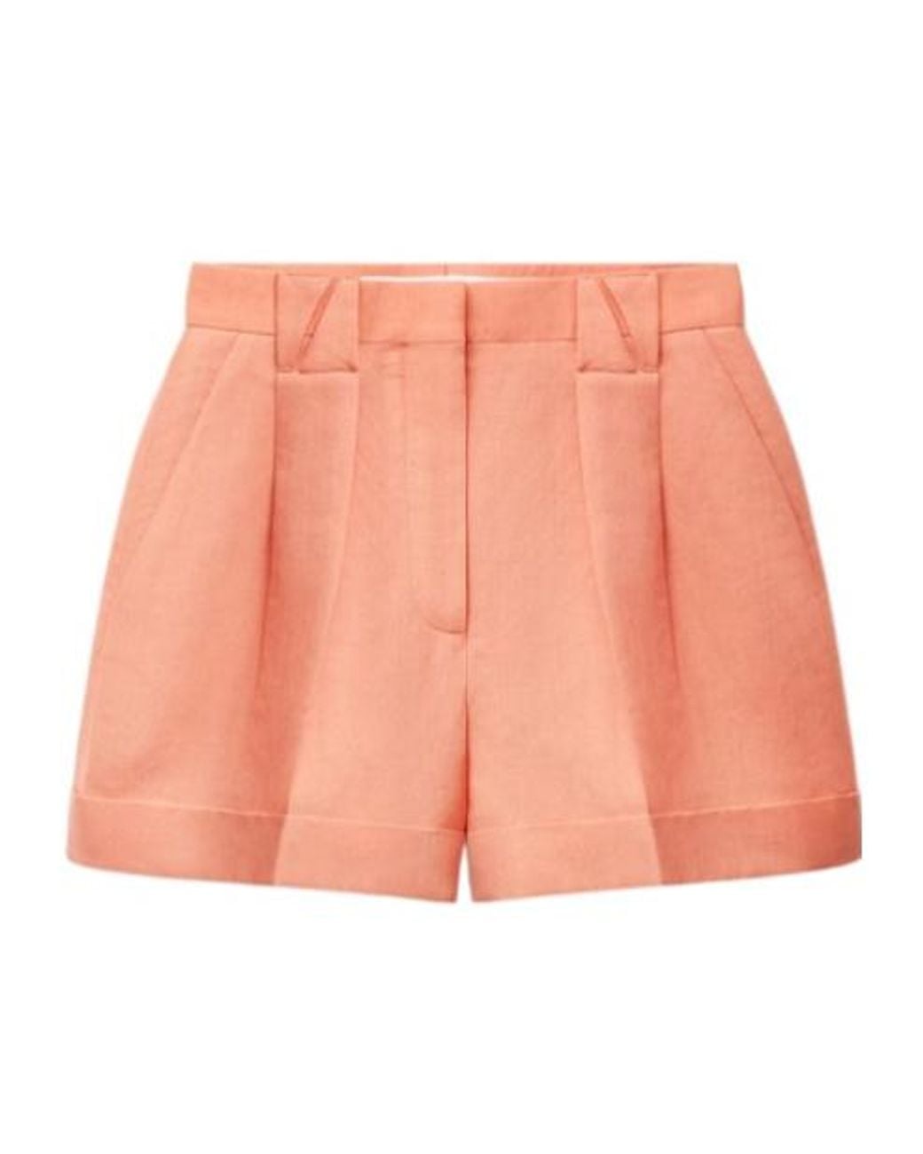 Versace Pink Pleated Cuffed Shorts