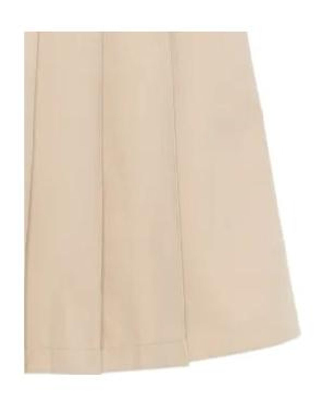 A.P.C. Natural Pleated Midi Skirt