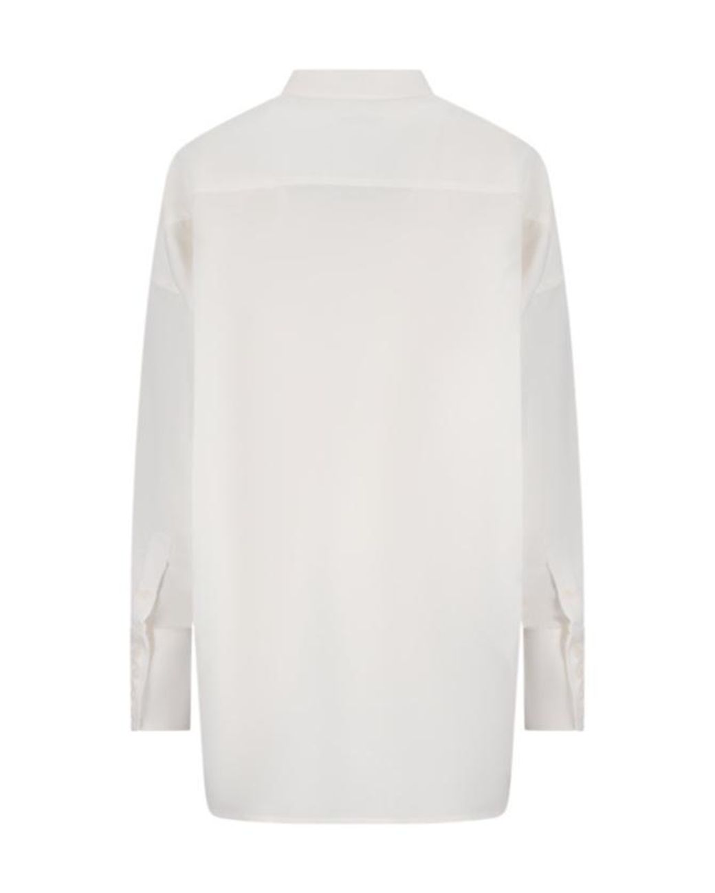 DARKPARK White Carla Long-Sleeved Buttoned Shirt