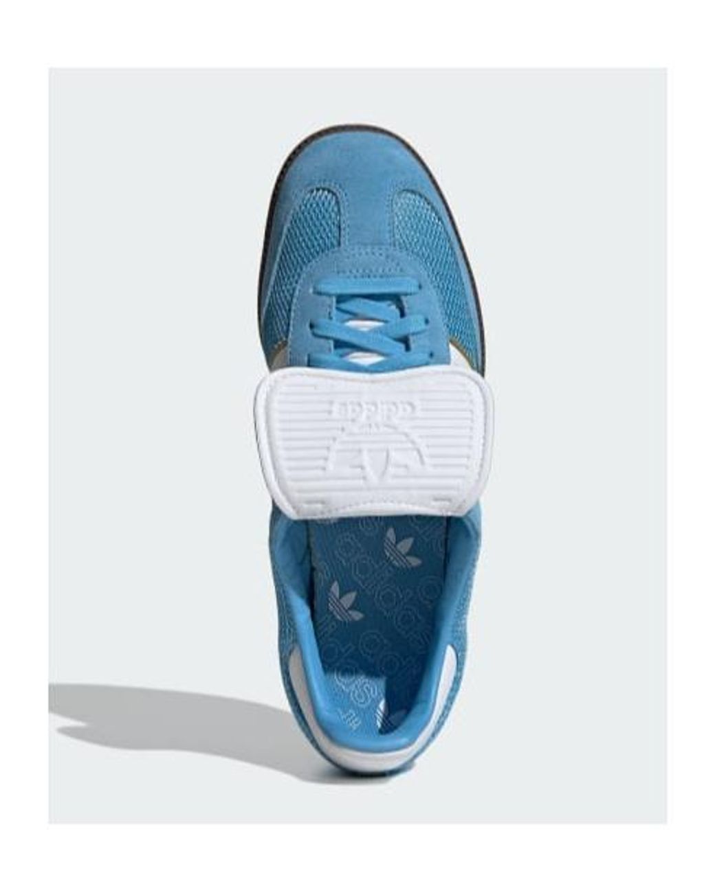 Adidas Originals Blue Samba Og Low-Top Sneakers