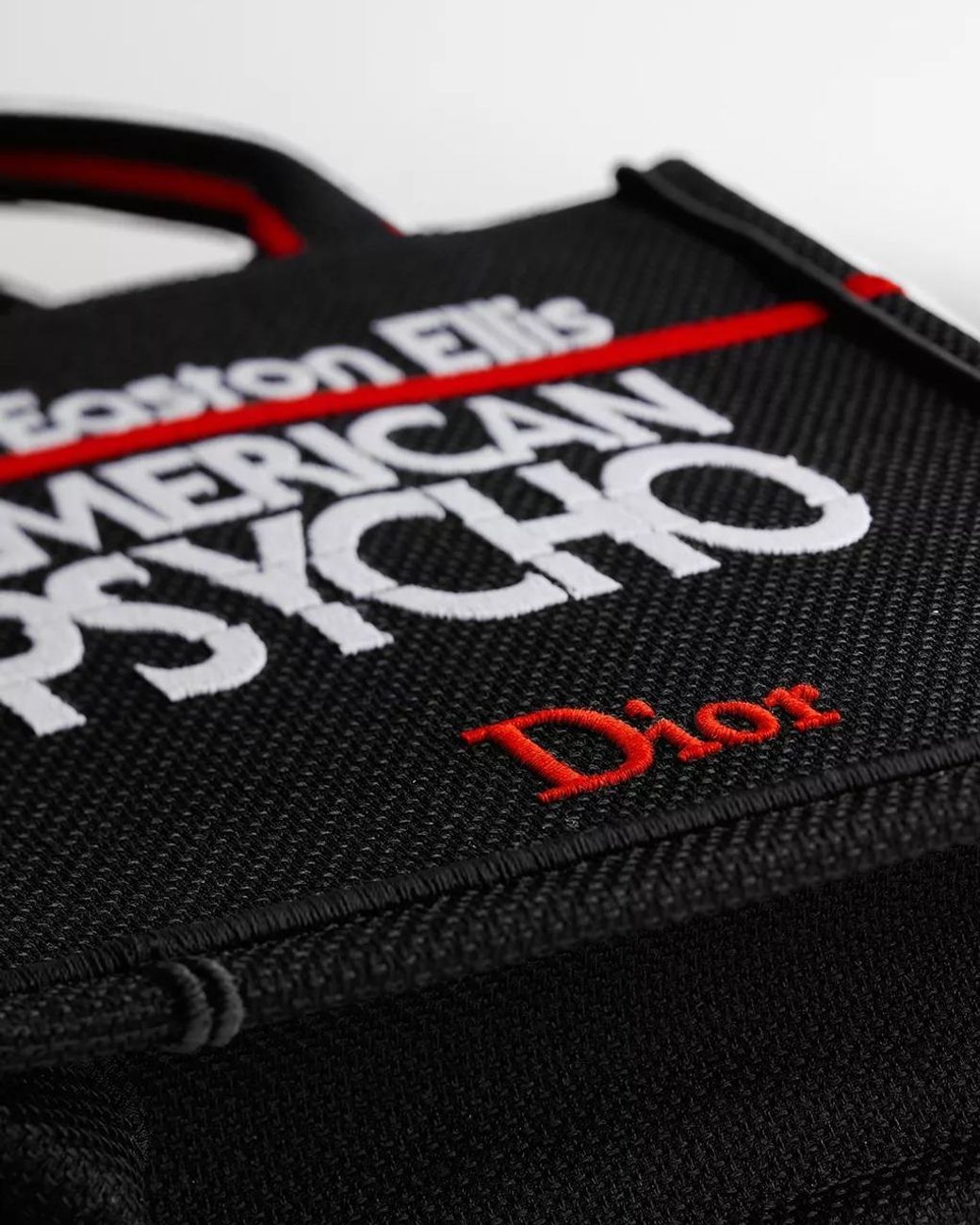 Dior Black Mini Book Tote With Strap for men