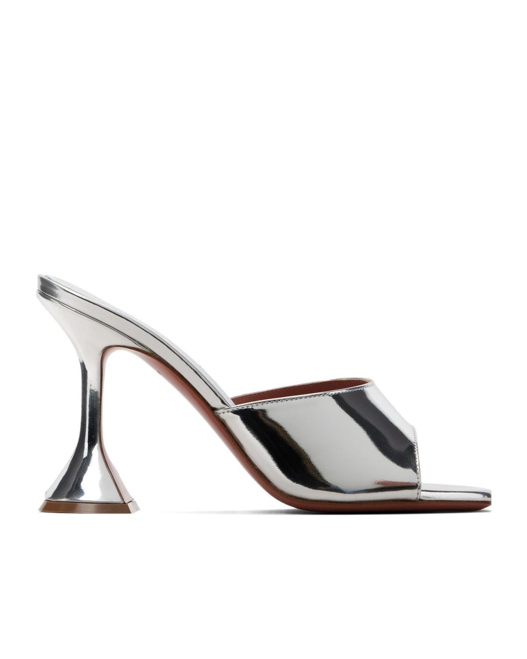 AMINA MUADDI White Lupita 95 High-Heeled Sandals
