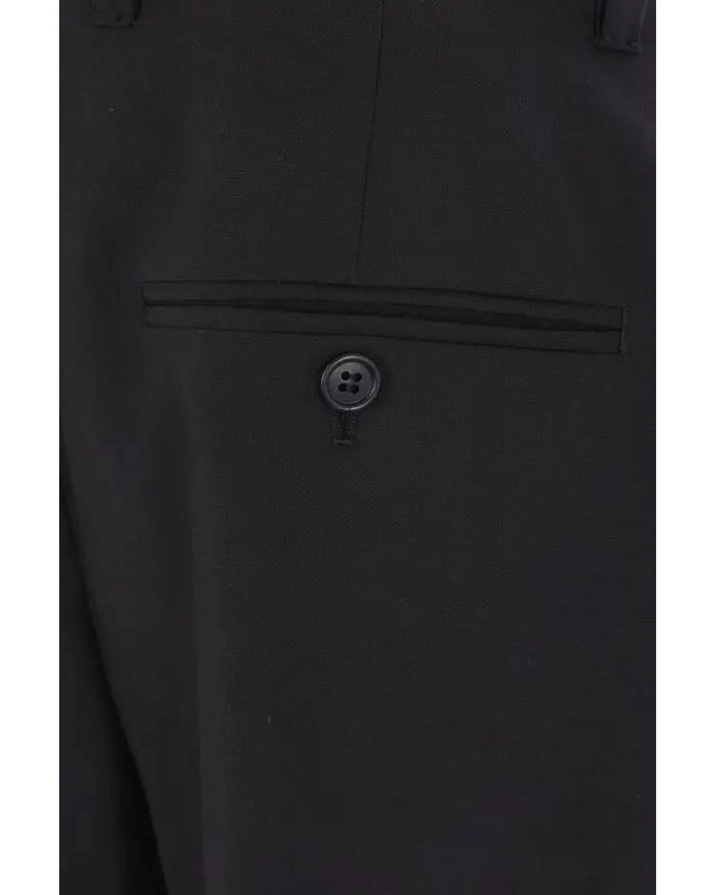 Prada Blue Pleat-Detailed Trousers