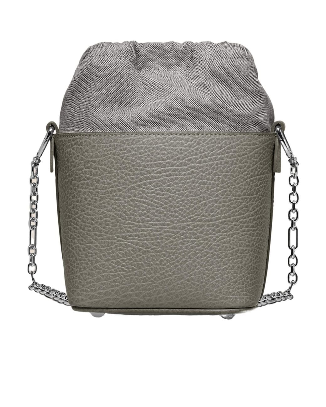 Maison Margiela Gray 5Ac Drawstring Bucket Bag
