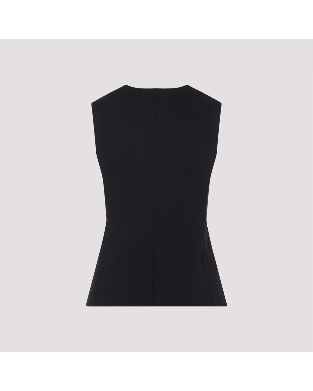 Max Mara Blue Fornovo V-Neck Button-Up Gilet