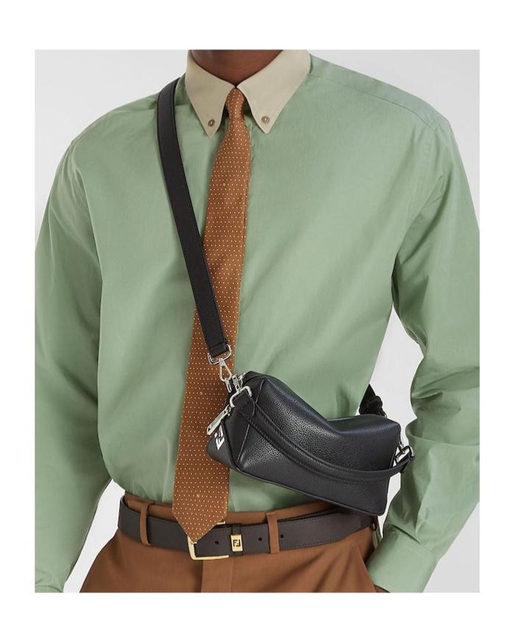 Fendi Black Lui Small Tote Bag for men