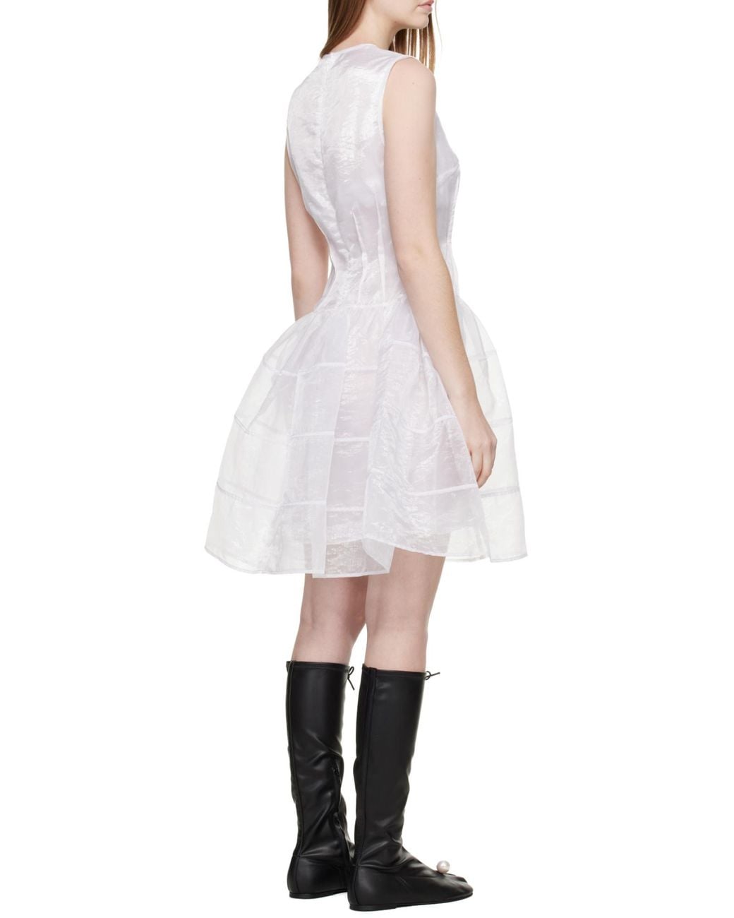 CECILIE BAHNSEN White Abigail Dress