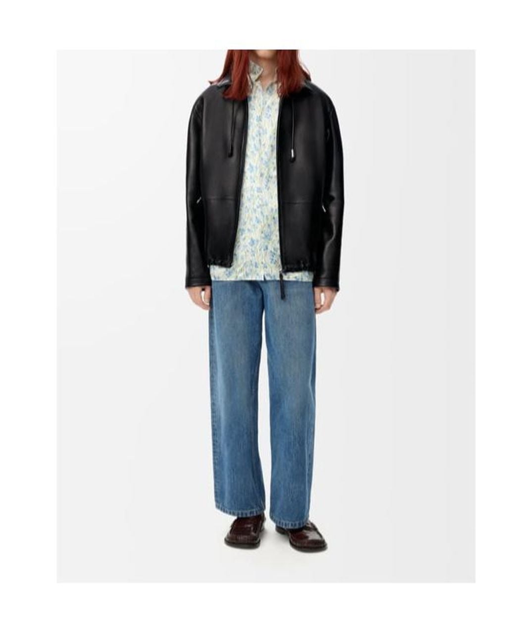 Loewe Black Zip-Up Jacket for men