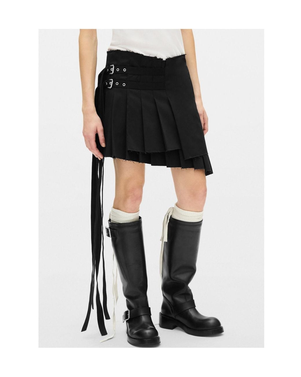 Ann Demeulemeester Black Tabea Mini Skirt