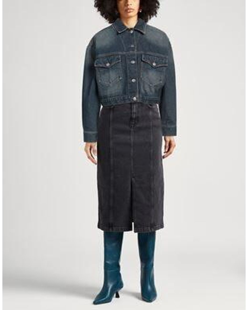 Isabel Marant Blue Versatile Fashion Denim Jacket