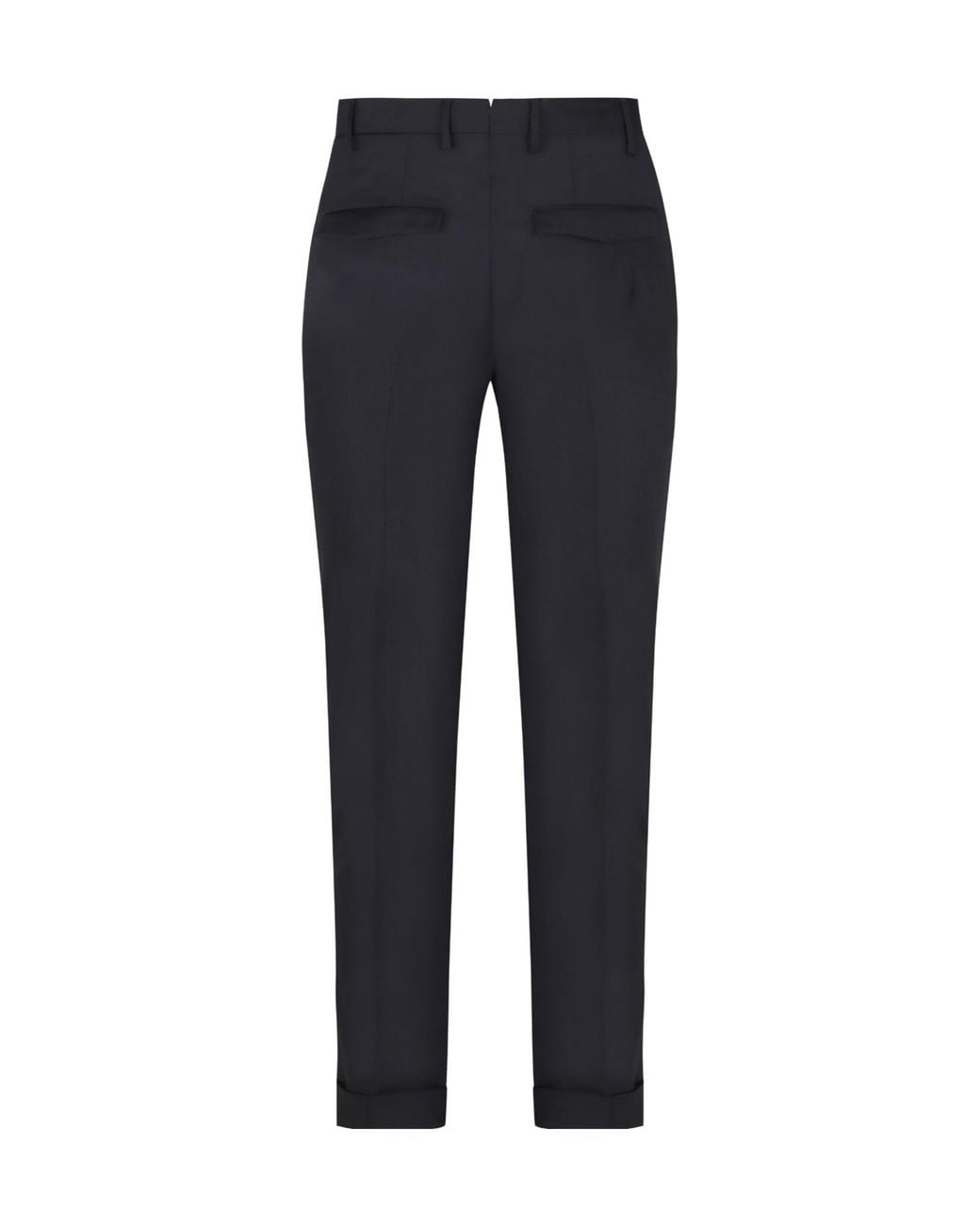 PT01 Blue Pt Torino Straight-Leg Tailored Trousers for men