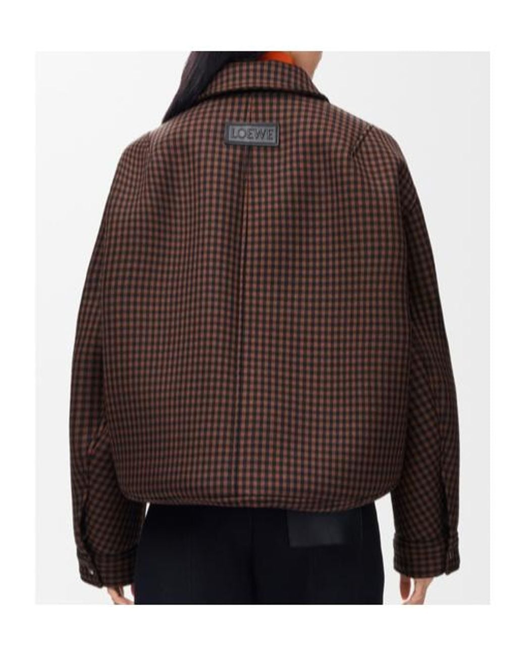 Loewe Brown Drawstring Jacket