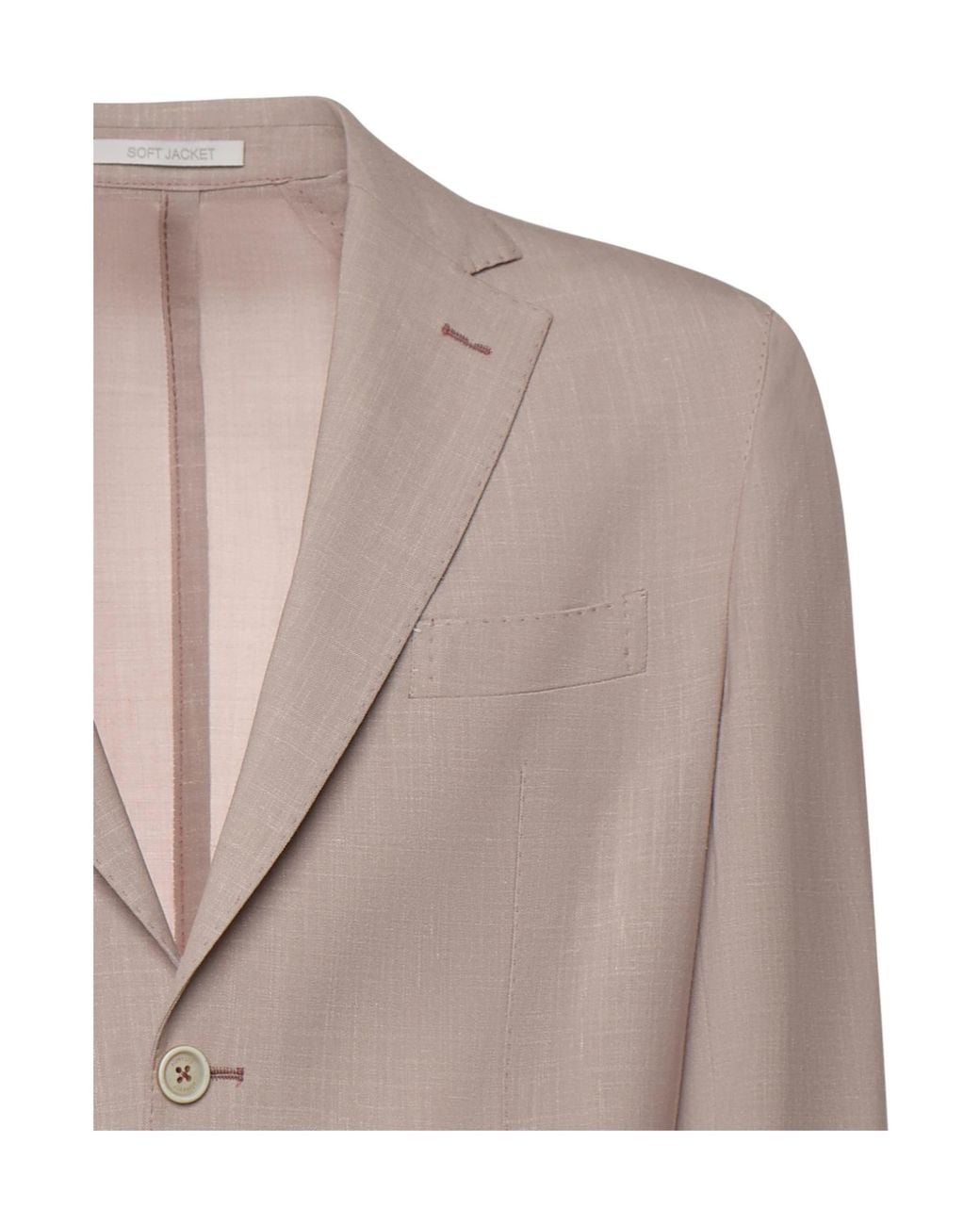 Eleventy Gray Patch Pocket Single-Breasted Blazer for men