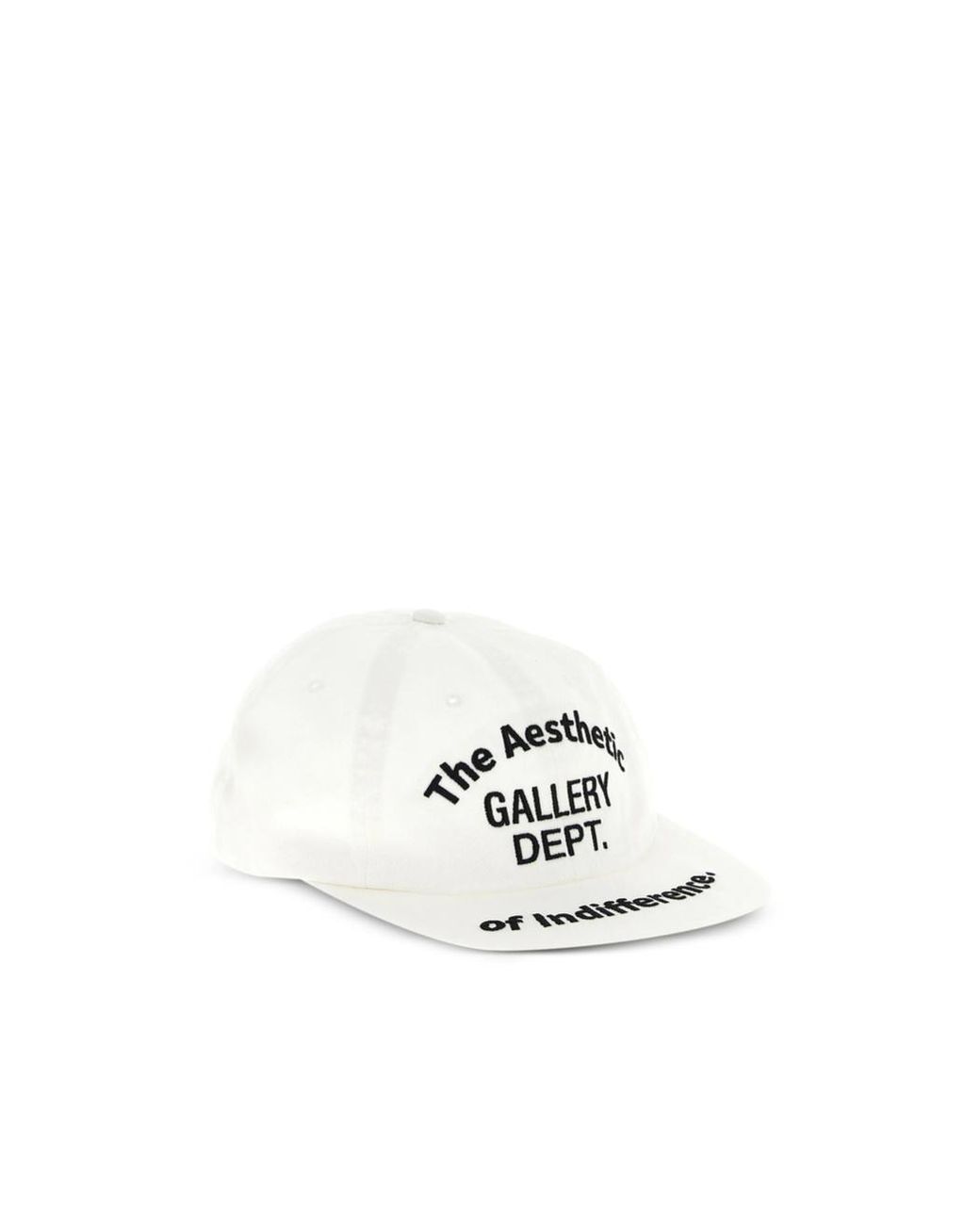 GALLERY DEPT. White Logo Embroidered Baseball Cap for men