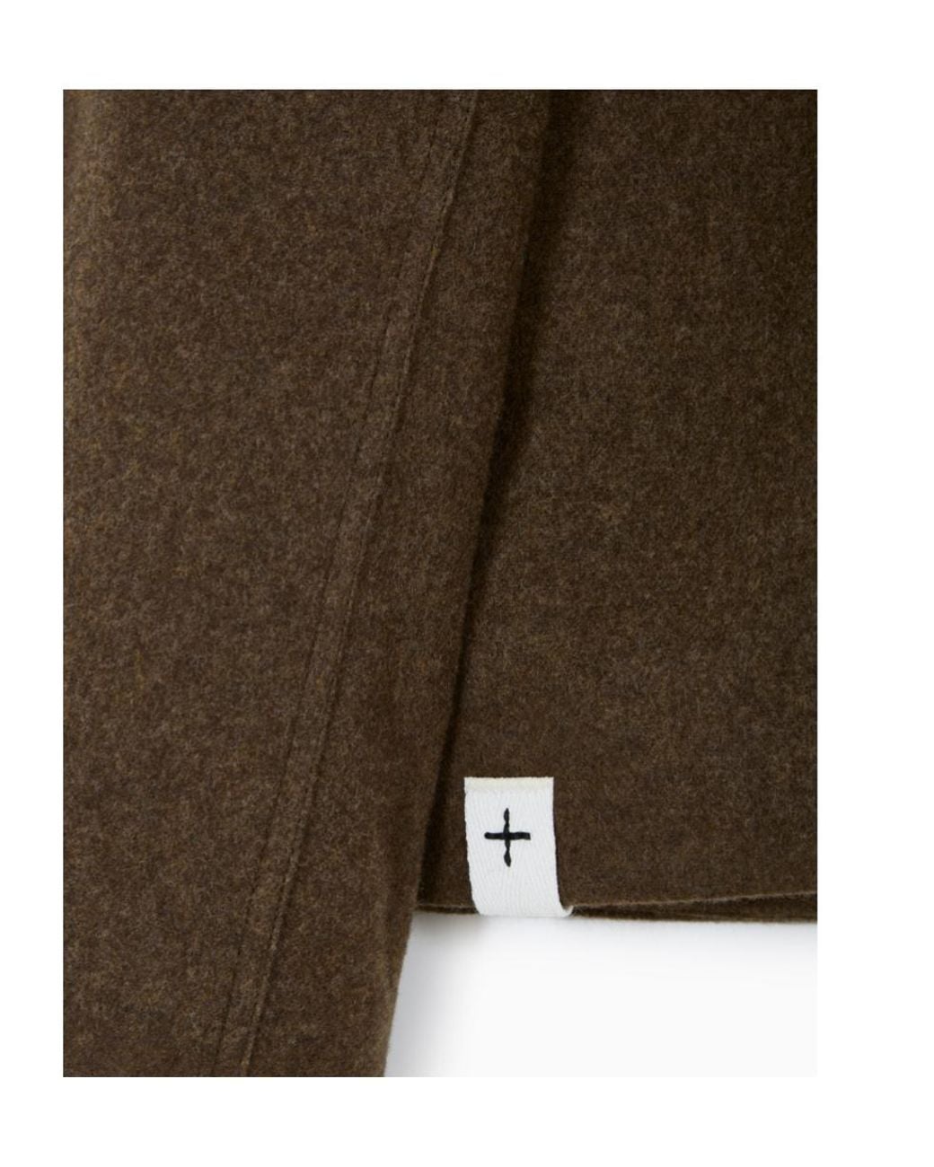 Jil Sander Brown Felted Jacket for men