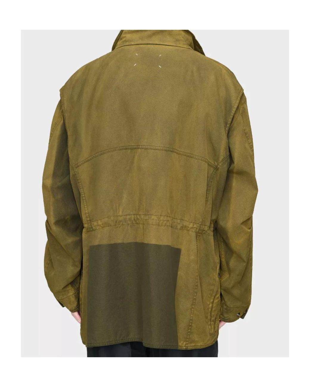 Maison Margiela Green Oversized Drawstring Jacket