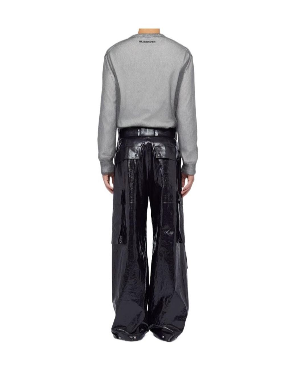 Jil Sander Gray Layered Jumper for men