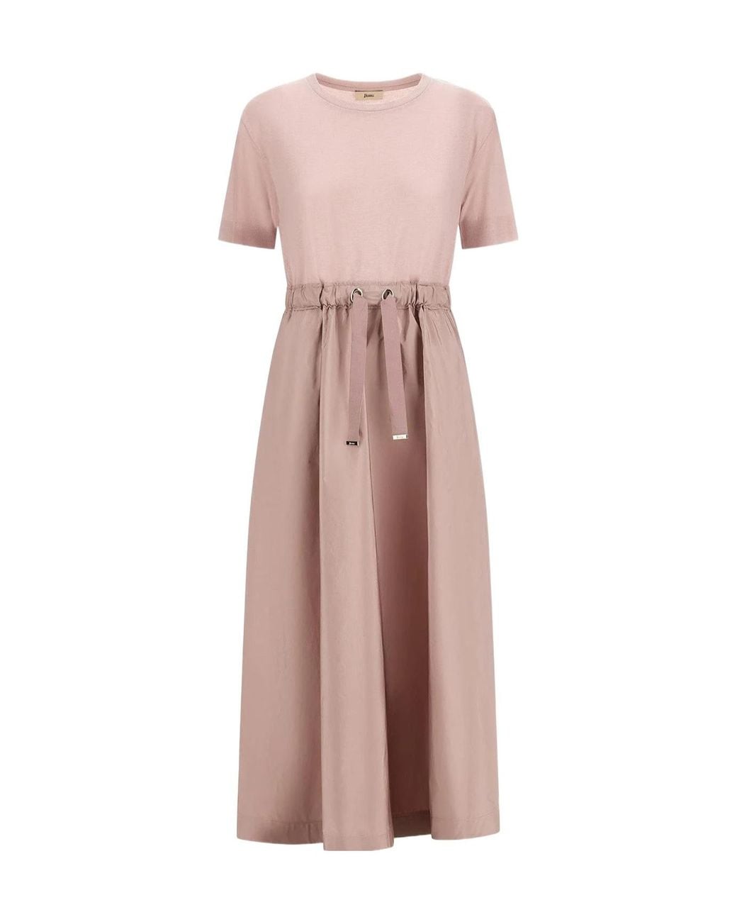 Herno Pink Short Sleeve Dress