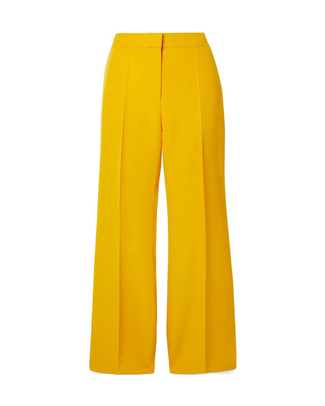 Lafayette 148 New York Yellow Straight-Leg Pants