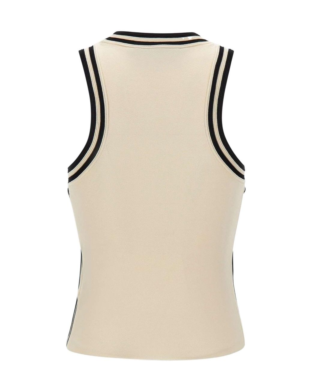 Kaos Natural Icona Cropped Knitted Top