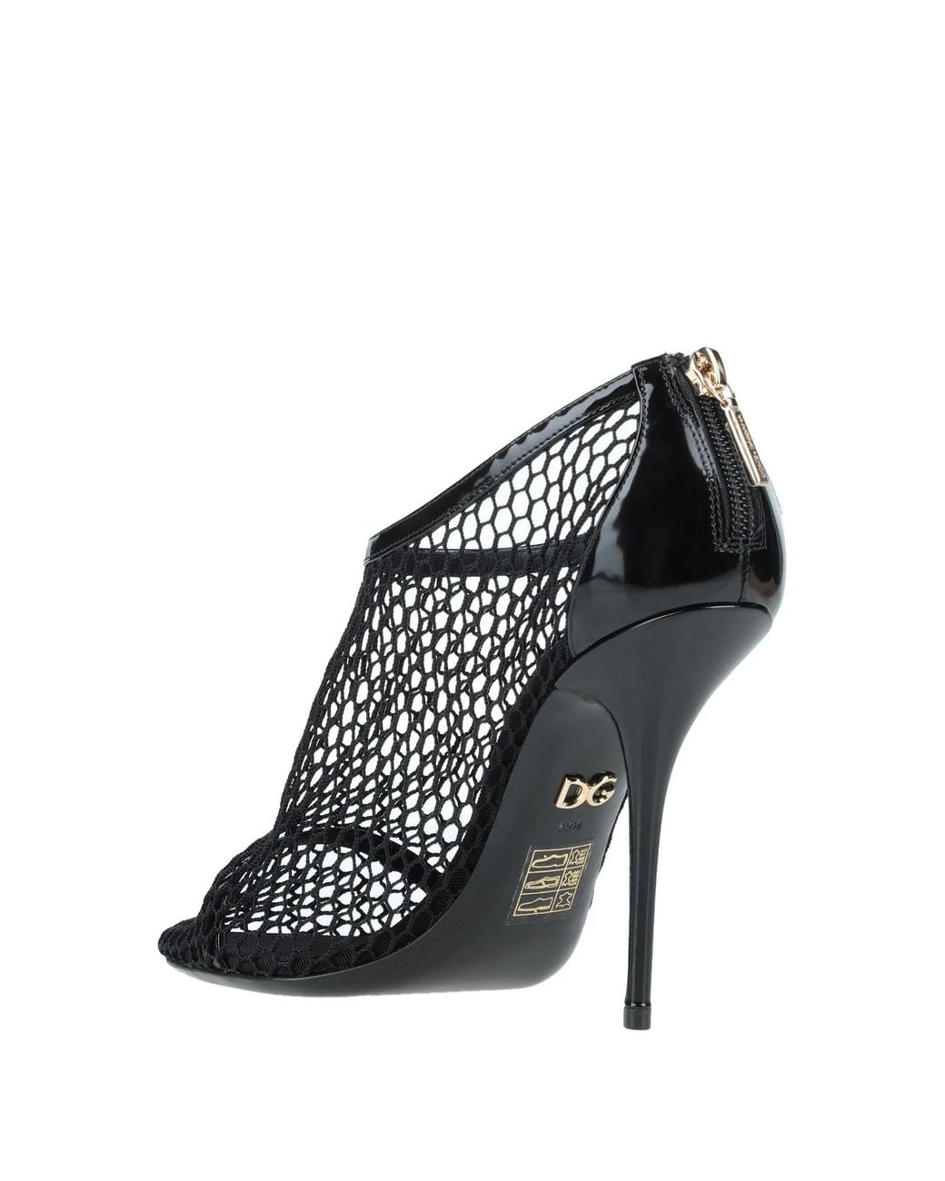 Dolce & Gabbana Black Solid-Colored Ankle Boots