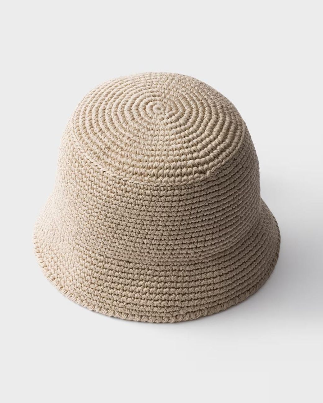 Prada Multicolor Woven Bucket Hat for men