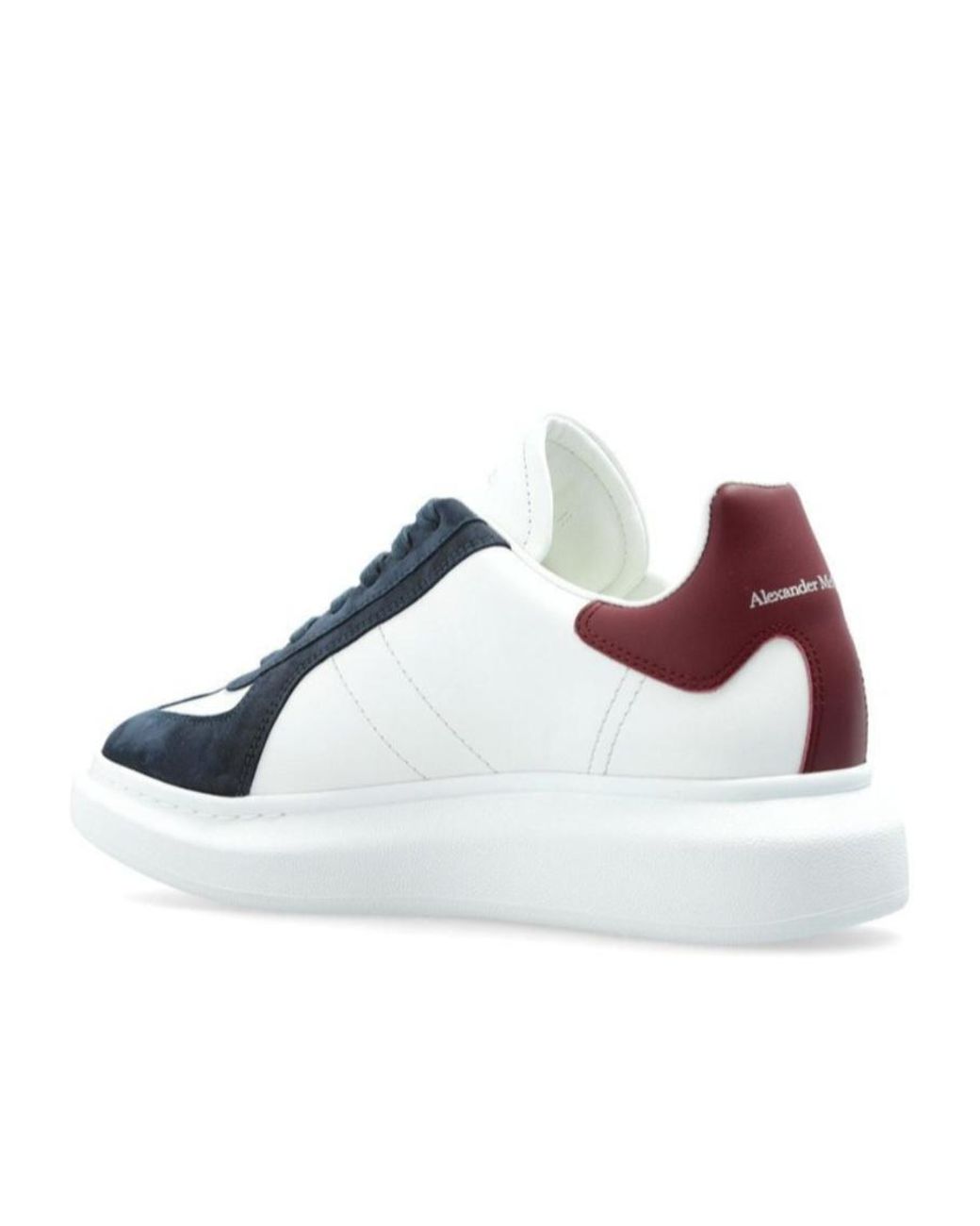 McQueen Blue Oversized Colourblock Lace-Up Sneakers for men