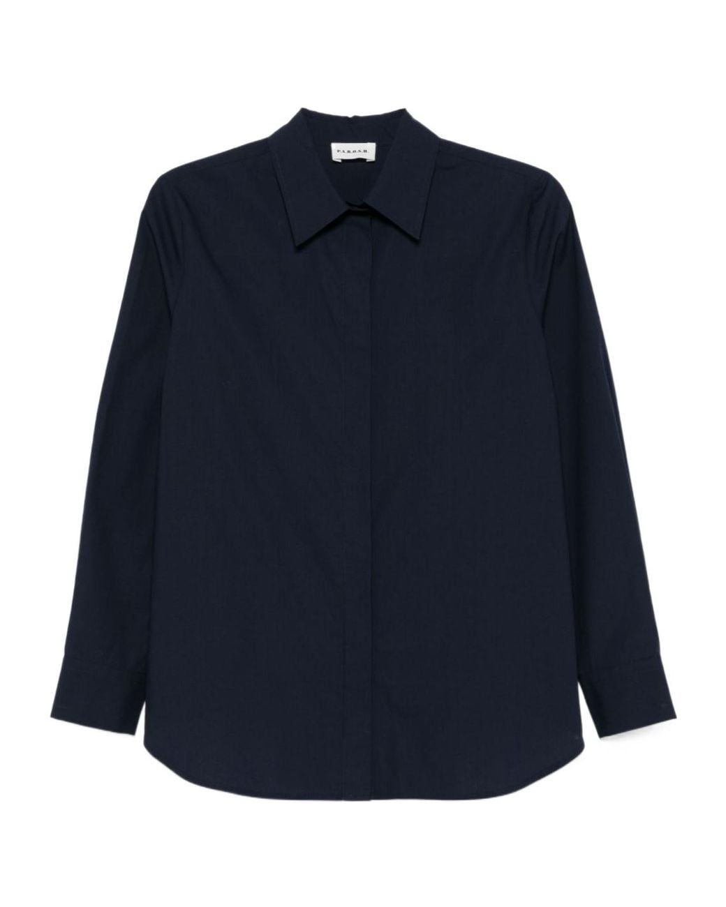 P.A.R.O.S.H. Blue Long-Sleeved Shirt