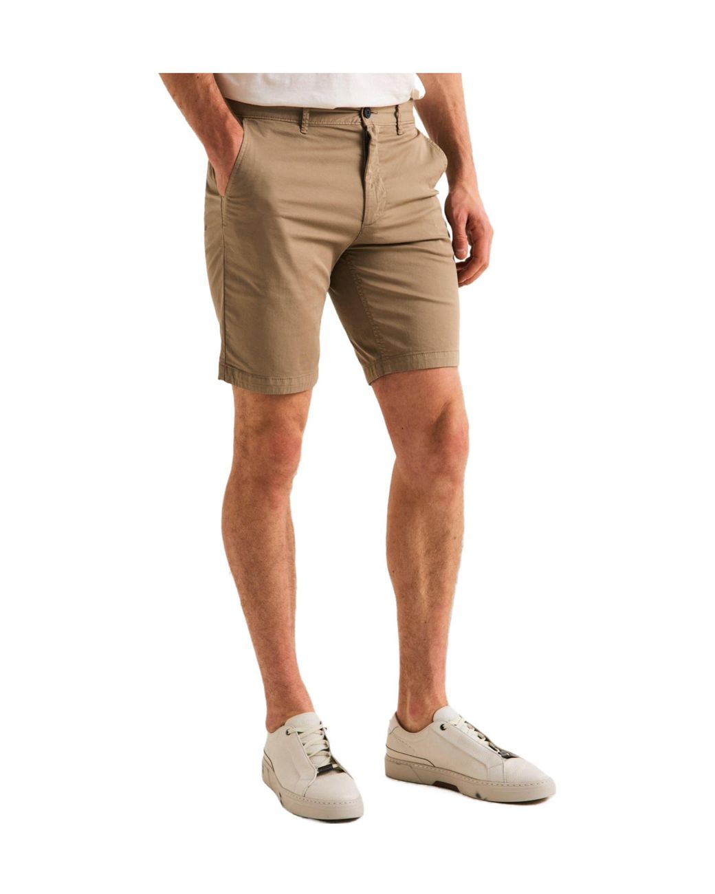 Boss Natural Comfortable Slim-Fit Shorts for men