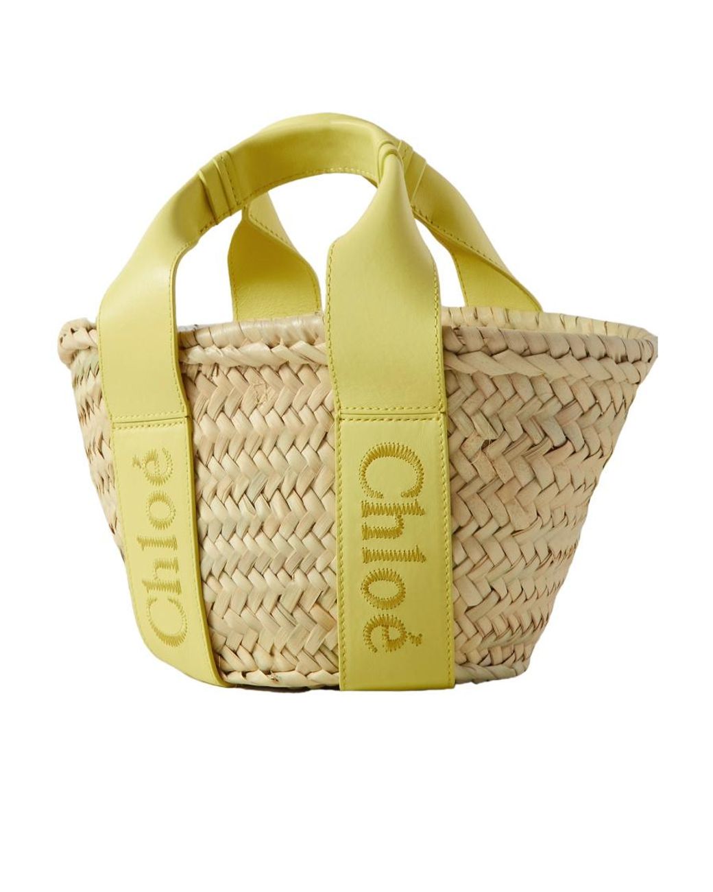 Chloé Yellow Logo Handbag