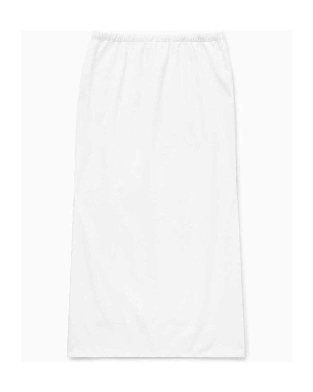 1989 STUDIO White Asymmetrical Midi Skirt